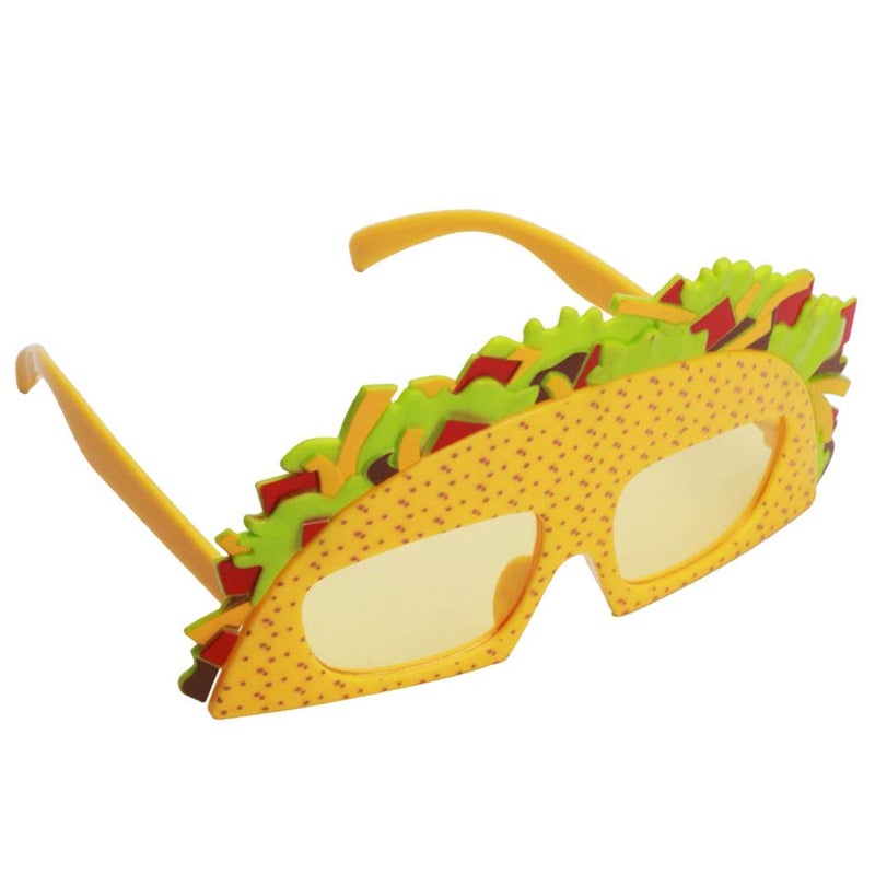 FRECI Sandwich Eyeglasses Novelty Funny Eye Glasses Sunglasses Eyewear for Adults Kids - Yellow - Image 5